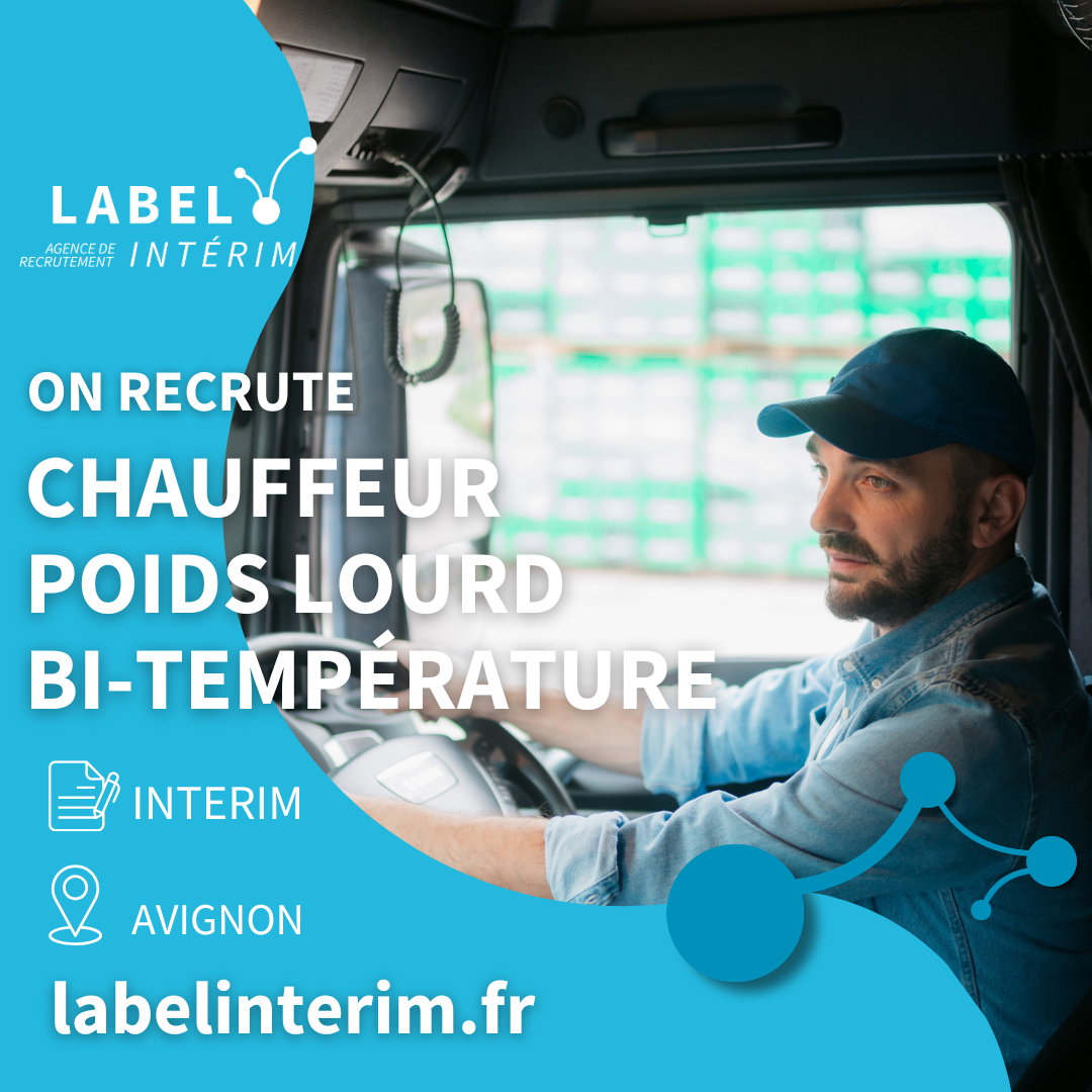 Offre d'emploi CHAUFFEUR PODS LOURD BI-TEMPERATURE