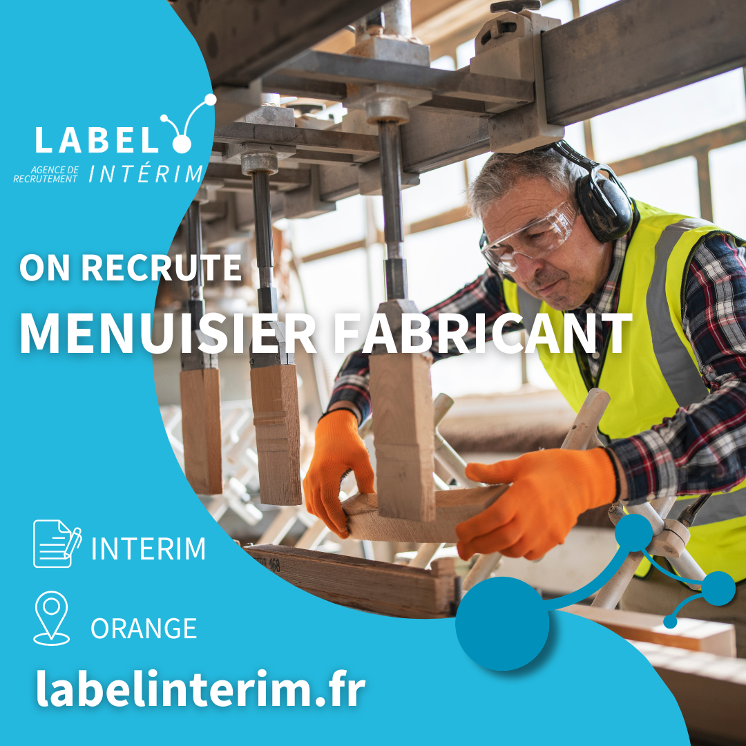 Offre d'emploi MENUISIER FABRICANT