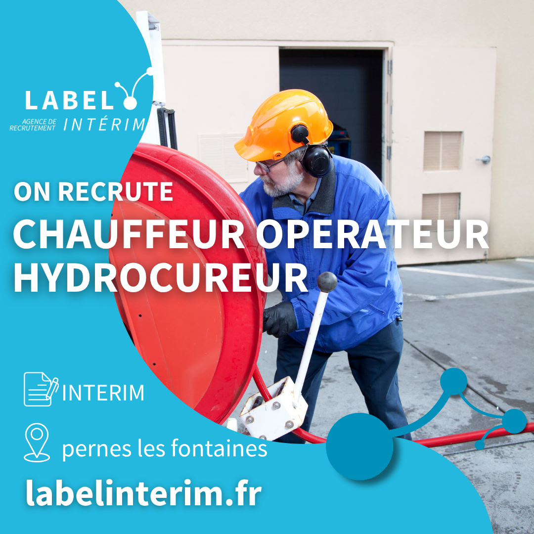 Offre d'emploi CHAUFFEUR OPERATEUR HYDROCUREUR
