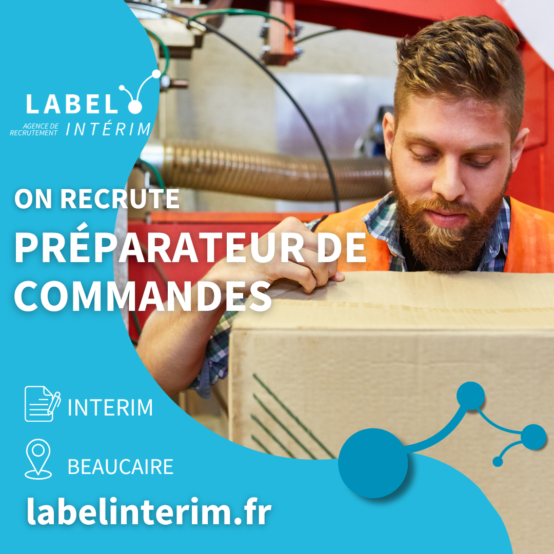 Offre d'emploi PREPARATEUR DE COMMANDE