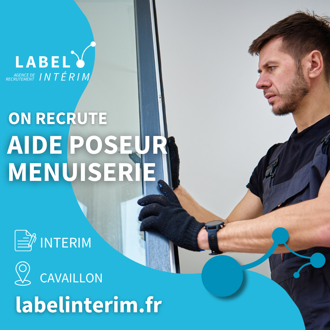 Offre d'emploi AIDE POSEUR MENUISERIE
