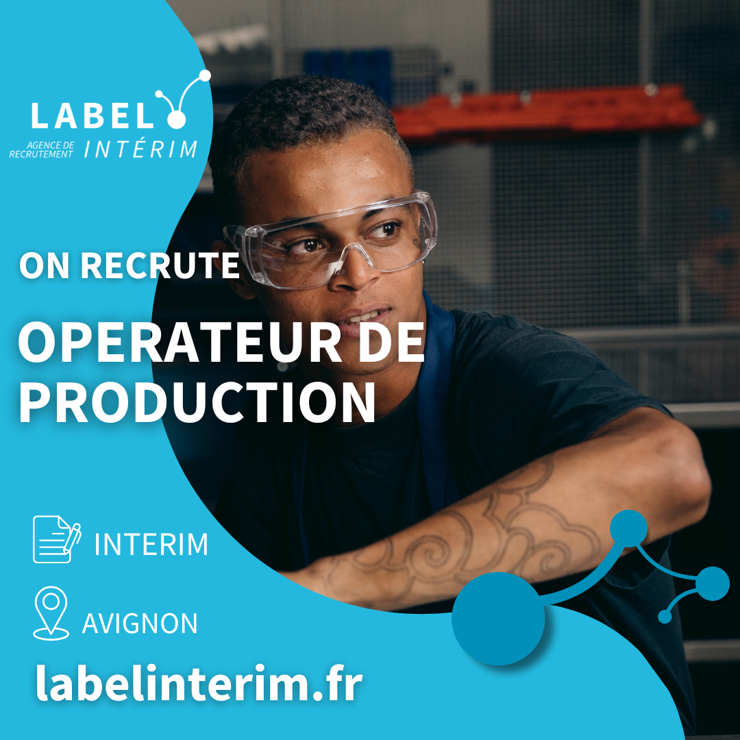 Offre d'emploi OPERATEUR DE PRODUCTION