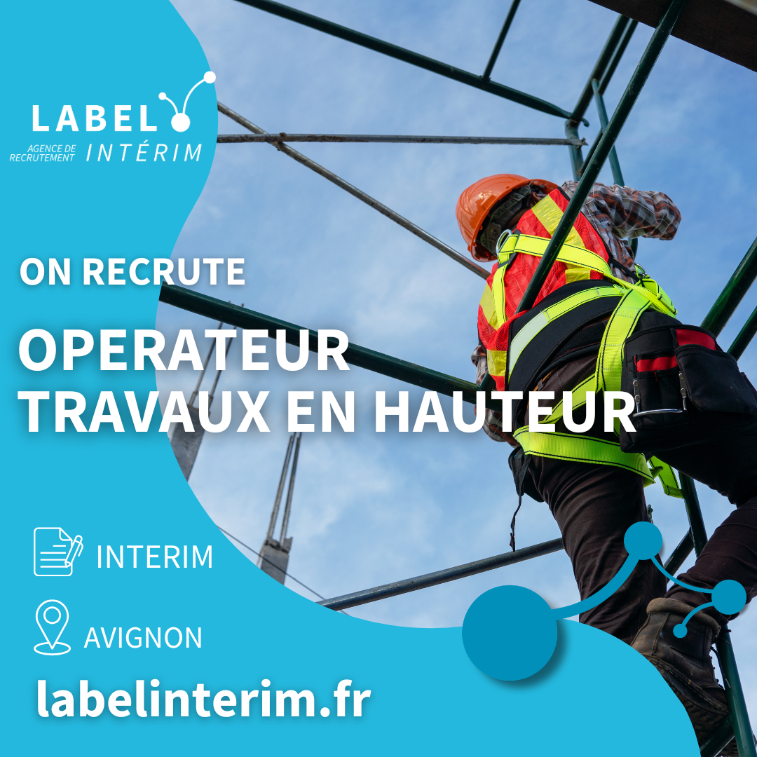 Offre d'emploi OPERATEUR TRAVAUX EN HAUTEUR