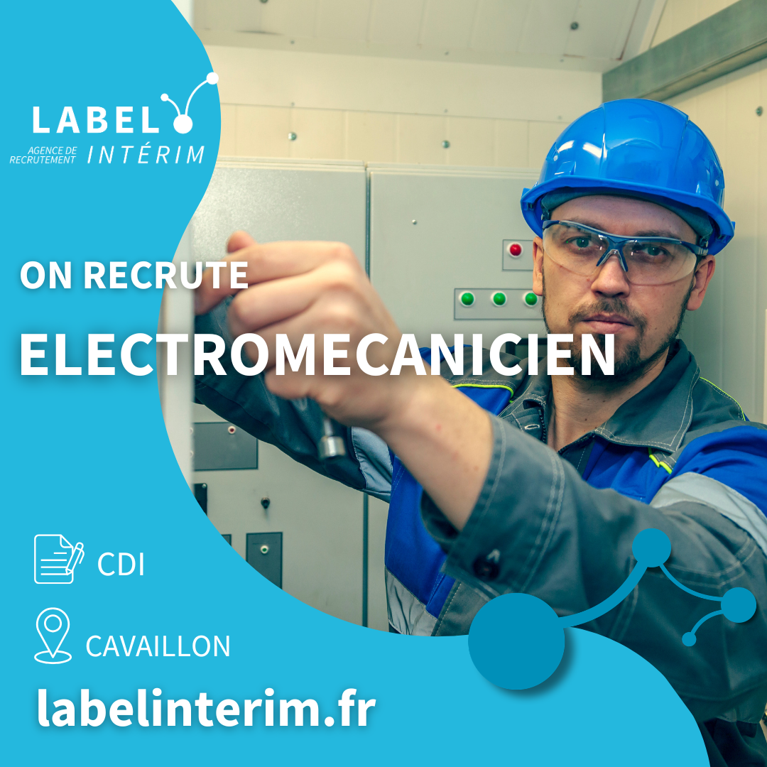 Offre d'emploi ELECTROMECANICIEN