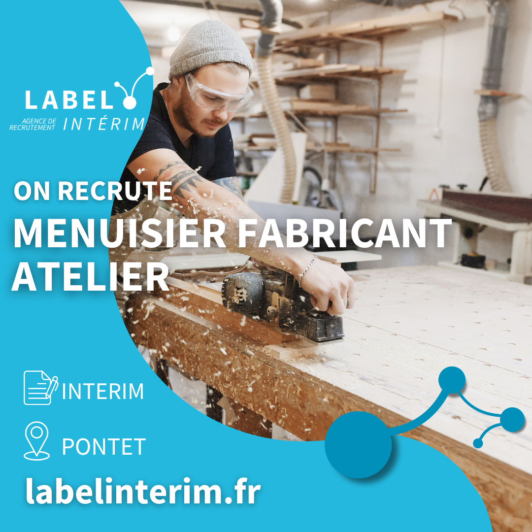 Offre d'emploi menuisier