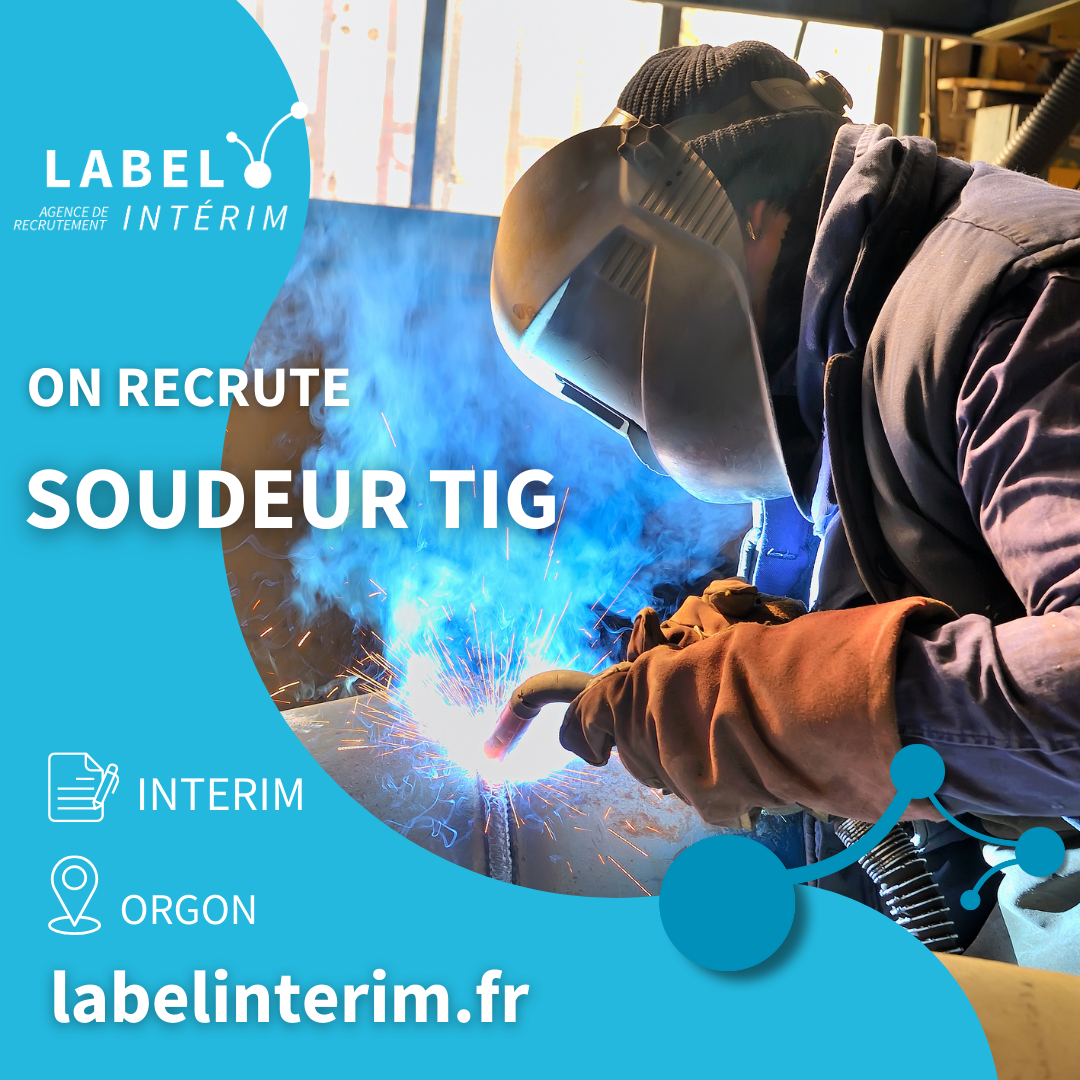 Offre d'emploi SOUDEUR TIG