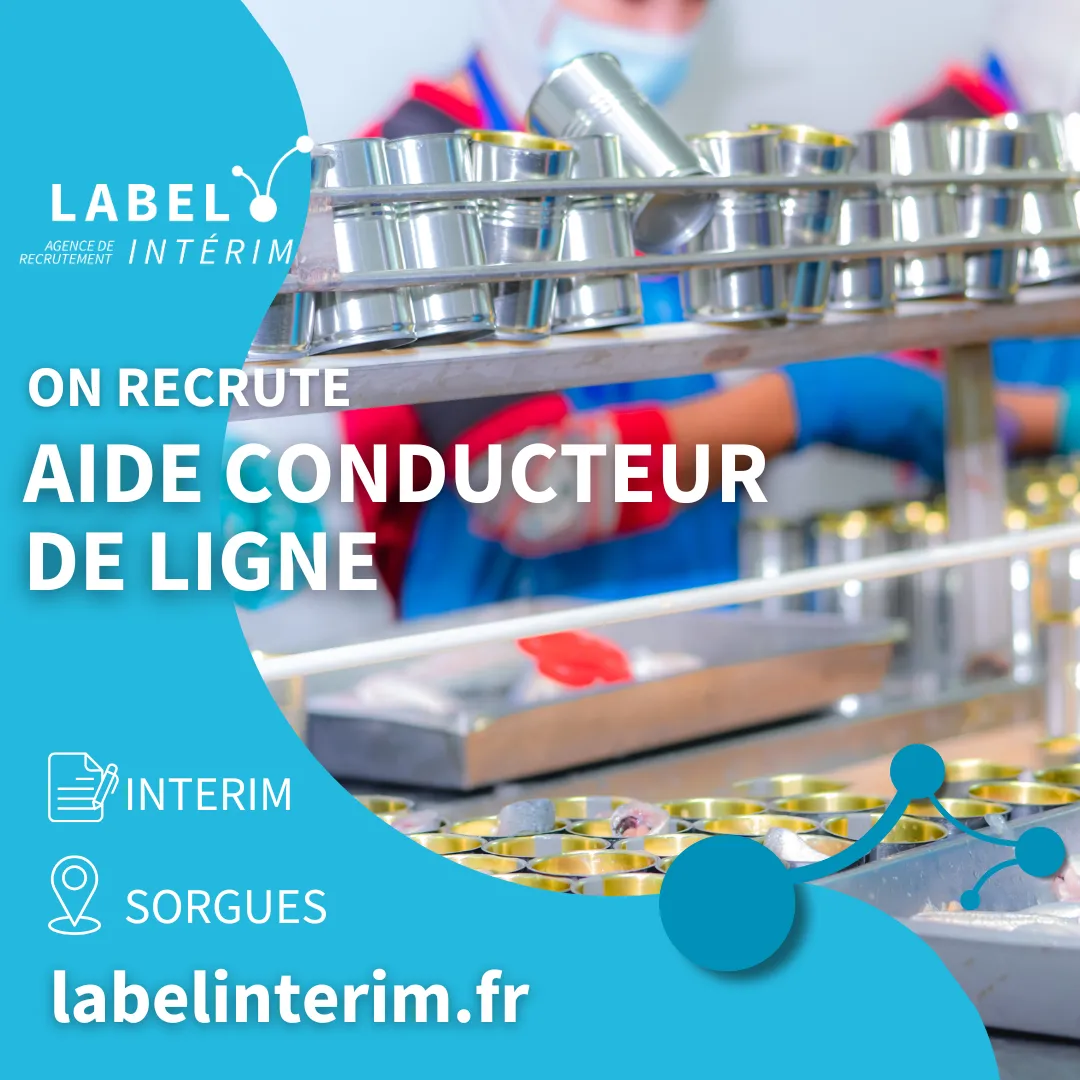 Offre d'emploi aide conducteur de ligne