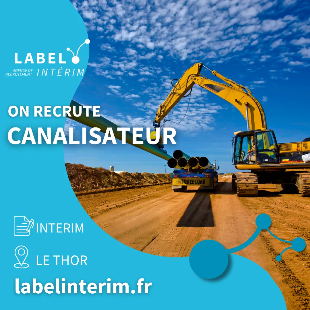 Offre d'emploi canalisateur