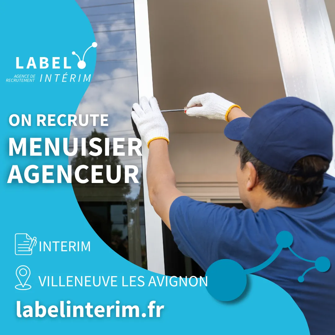 Offre d'emploi menuisier agenceur