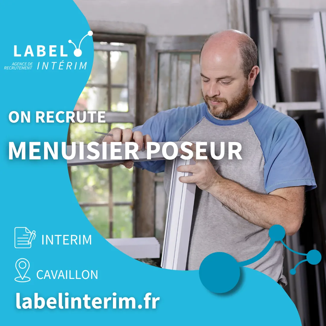 Offre d'emploi menuisier poseur