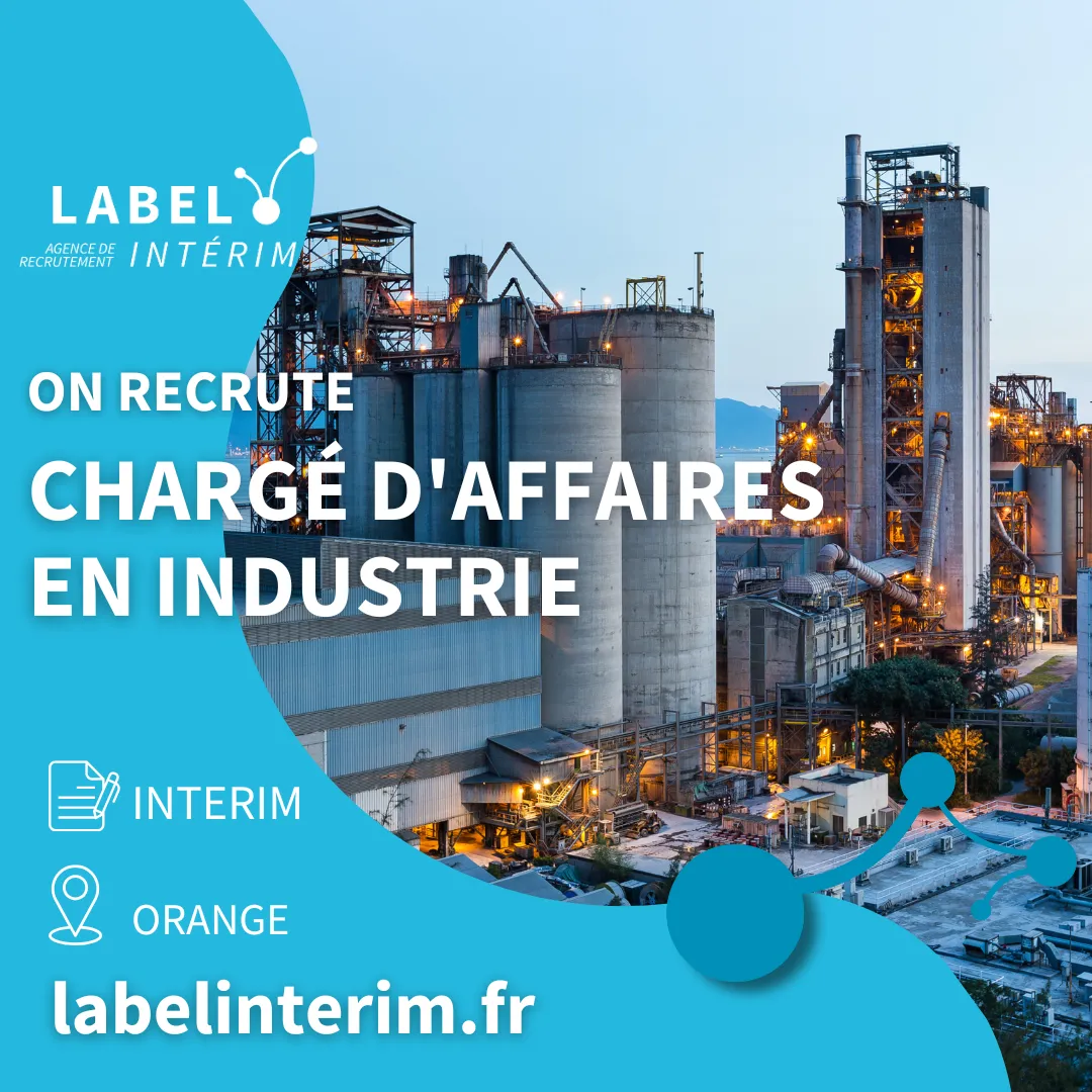 Offre d'emploi chargé d'affaires en industrie