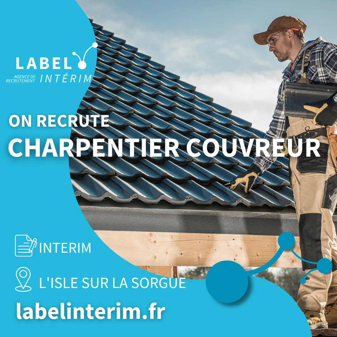 Offre d'emploi charpentier couvreur