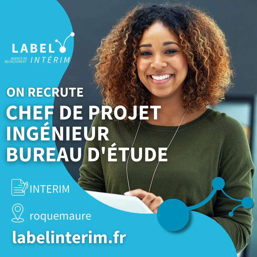 Offre d'emploi chef de projet ingenieur bureau d'etude